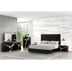 Goldsberg Black Panel Bedroom Set
