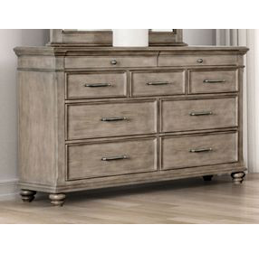 Philomath Aged Oak 9 Drawer Dresser