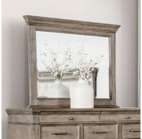 Philomath Aged Oak Rectangular Dresser Mirror