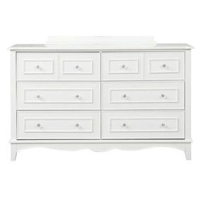 Naucalpan White 6 Drawer Dresser