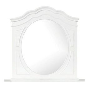 Naucalpan White Arched Dresser Mirror