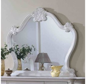 Ventresca White Arched Dresser Mirror