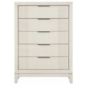 Isadore Antique White 5 Drawer Chest