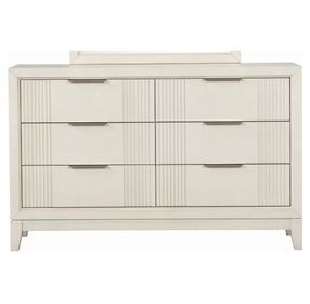 Isadore Antique White 6 Drawer Dresser