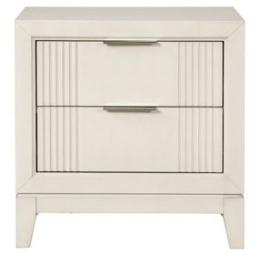Isadore Antique White 2 Drawer Nightstand