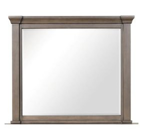 Huddersfield Dark Walnut Rectangular Dresser Mirror