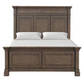 Huddersfield Dark Walnut King Panel Bed