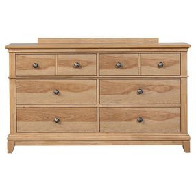 Mchenry Natural Oak 6 Drawer Dresser