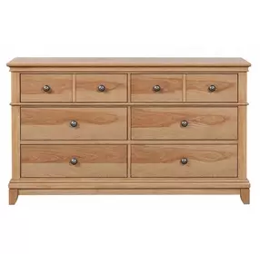 Mchenry Natural Oak 6 Drawer Dresser