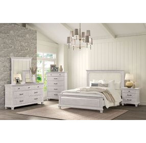 Swanley Weathered Gray Panel Bedroom Set