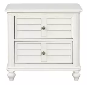 Whitehaven Antique White 2 Drawer Nightstand