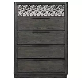 Sterling West Ash Gray 5 Drawer Chest