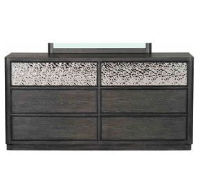 Sterling West Ash Gray 6 Drawer Dresser