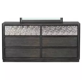 Sterling West Ash Gray 6 Drawer Dresser