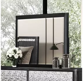 Sterling West Ash Gray Rectangular Dresser Mirror