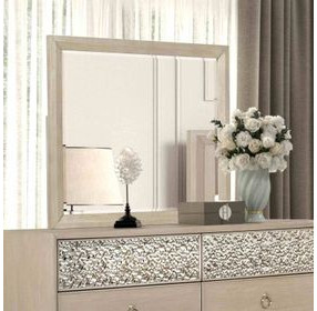 Bashford Natural Oak Rectangular Dresser Mirror