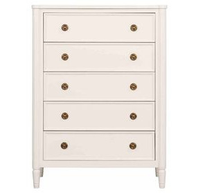Altamira White 5 Drawer Chest