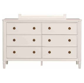 Altamira White 6 Drawer Dresser