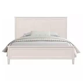 Altamira White King Panel Bed