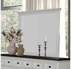 Hampstead White Rectangular Dresser Mirror