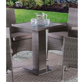Niambi Gray Outdoor Rectangular Patio Table