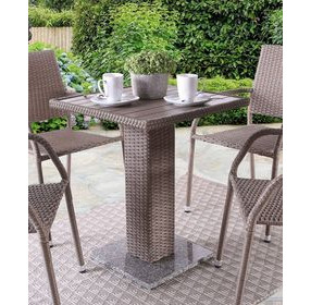 Niambi Natural Outdoor Rectangular Patio Table