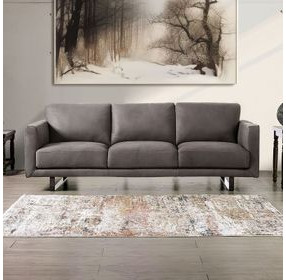 Mezzanotte Gray 90" Sofa
