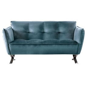 Civellutino Teal 64" Loveseat