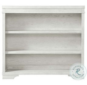 Foundry White Dove Hutch and Bookcase with 3 Shelves
