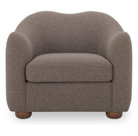 Bria Brown Upholstered Accent Chair
