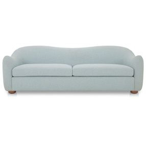 Bria Light Blue 90" Sofa