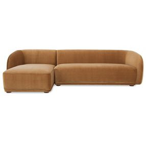 Faye Tan 2 Piece Modular LAF Sectional