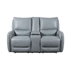 Phineas Pale Blue 74" Power Reclining Loveseat