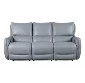 Phineas Pale Blue 85" Power Reclining Sofa