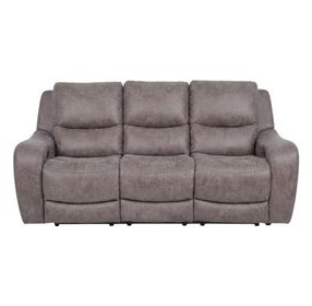 Demetrius Brown 90" Power Reclining Sofa with USB Charging