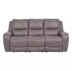 Demetrius Brown 90" Power Reclining Sofa with USB Charging