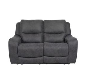 Demetrius Dark Gray Power Reclining 66" Loveseat with USB Charging