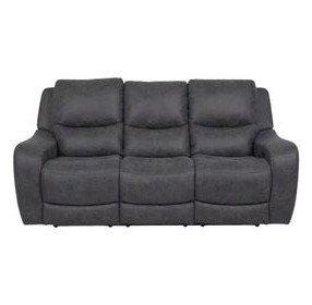 Demetrius Dark Gray 90" Power Reclining Sofa with USB Charging