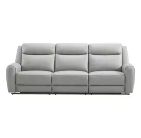 Jacobus Light Gray 87" Manual Reclining Sofa