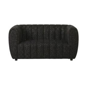 Aversa Black 63" Loveseat