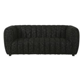 Aversa Black 83" Sofa