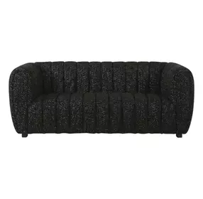 Aversa Black 83" Sofa
