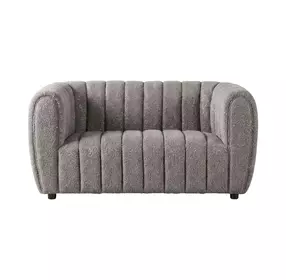 Aversa Charcoal Gray 63" Loveseat