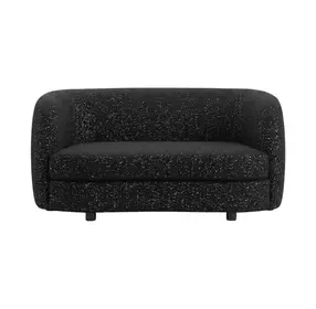 Versoix Black 63" Loveseat