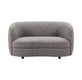 Versoix Charcoal Gray 63" Loveseat