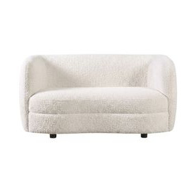 Versoix Off White 63" Loveseat