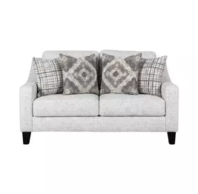 Turnham White 64" Loveseat