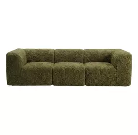 Nappi Olive Green 107" Modular Sofa