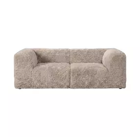 Nappi Taupe 80" Modular Loveseat