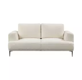 Gladbach Linen White 65" Loveseat